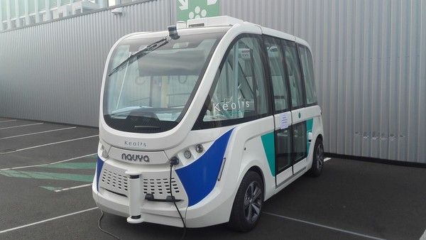 Navette autonome à Paris La Défense